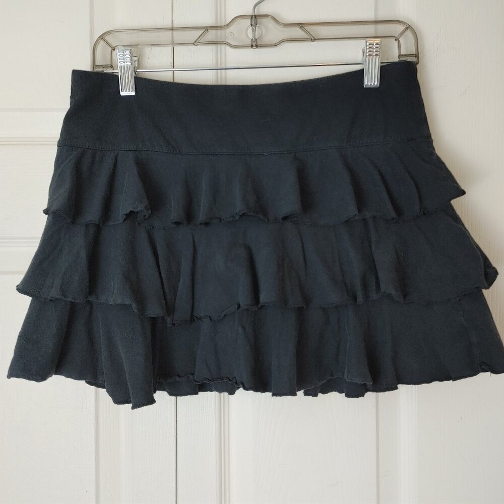 Limited Too Black Ruffle Skort